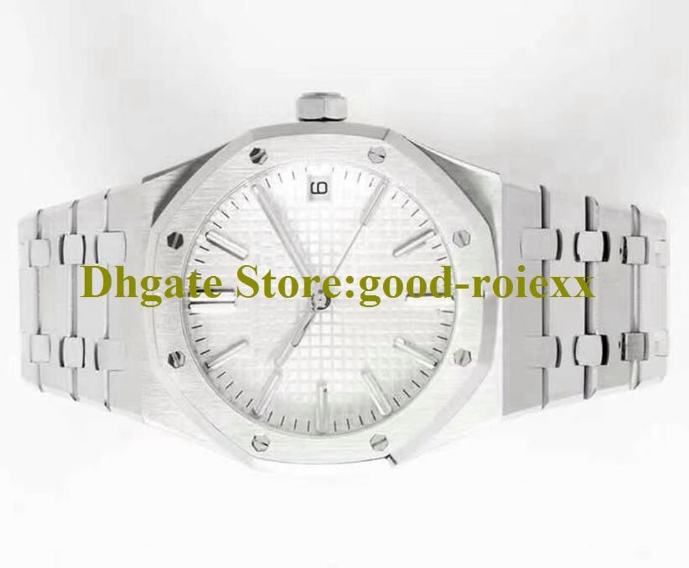 41Mm Watches Men Watch Men'S Automatic Cal.4302 Movement Mechanical 50Th Anniversary Dive Full Steel 15510 White Gray Blue Black Dial Wristwatches