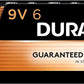 Coppertop 9V Battery, 6 Count Pack, 9 Volt Battery with Long-Lasting Power, All-Purpose Alkaline 9V Battery for Household and Office Devices