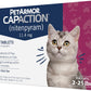 CAPACTION (Nitenpyram) Oral Flea Treatment for Cats, Fast Acting Tablets Start Killing Fleas in 30 Minutes, Cats 2-25 Lbs, 6 Doses