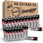 AA Batteries and AAA Batteries, 24 Max Double a Batteries and 24 Max Triple a Batteries Combo Pack, 48 Count