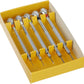 55-605 2868 Set of 5 Chrome Plated Brass Screwdrivers Watch Repair Kit