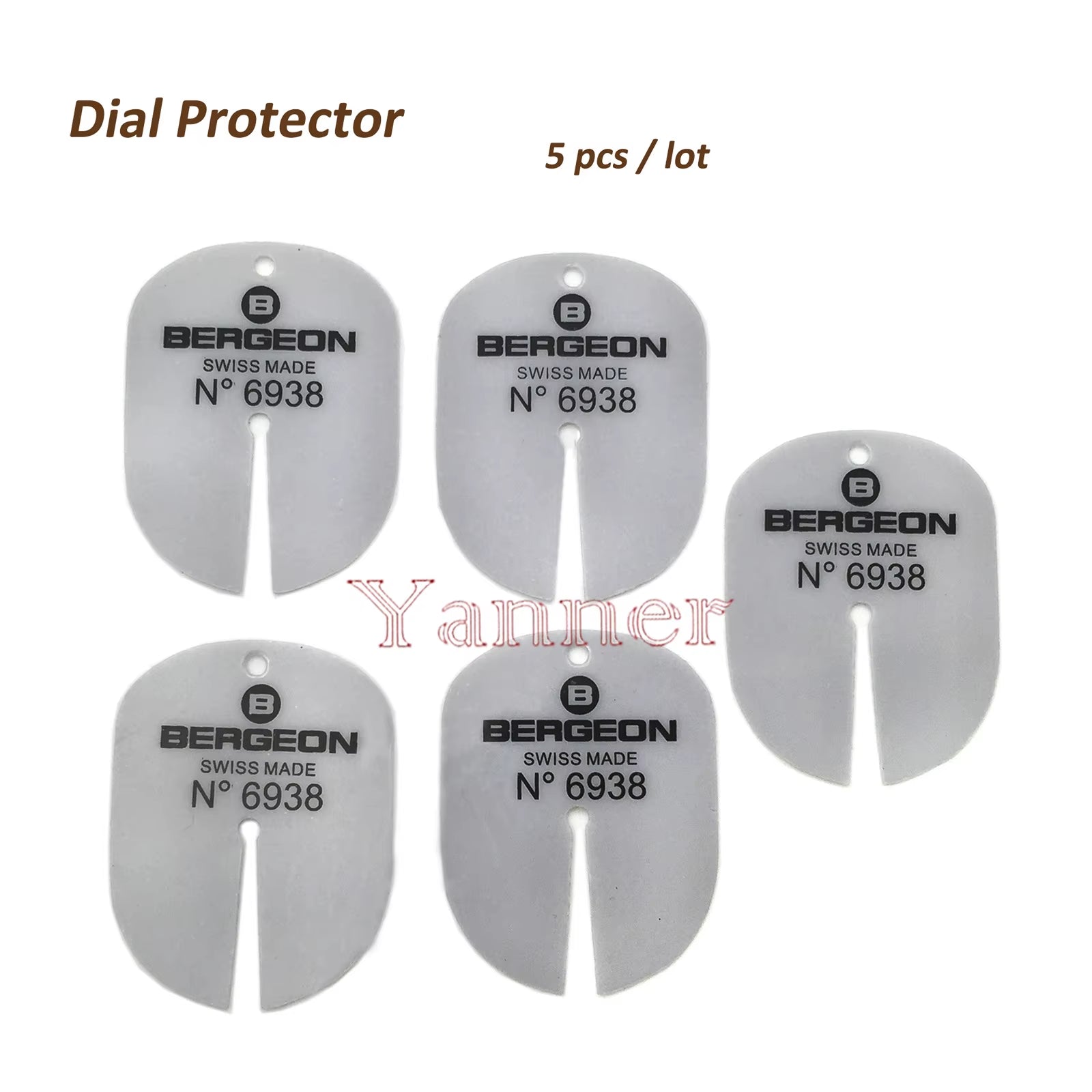 5PCS BERGEON 6938 DIAL PROTECTOR SHIM WATCH HANDS REMOVER SHIM for WATCH DAIL CUSHION WATCH REPAIR TOOLS