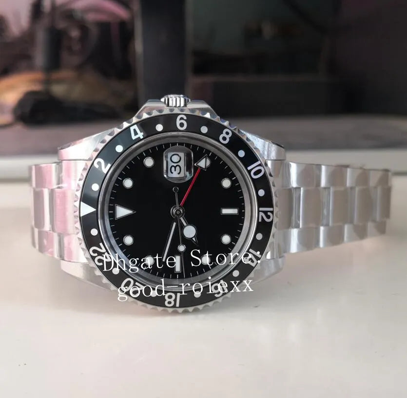 Antique Watches Men V2 Version Alloy Bezel Watch Men'S Bp Vintage 1675 Automatic 2813 Movement Stainless Steel BPF Factory 16710 Date Dress Wristwatches