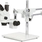 - SM-4NTP 7X-45X Simul-Focal Stereo Lockable Zoom Microscope on Dual Arm Boom Stand