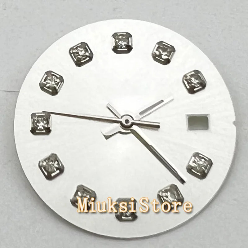 26Mm NH05 Watch Case Silver Gold Sapphire Glass Stainless Steel Fit NH05 NH06 NH05A NH06A Automatic Movement Watch Parts