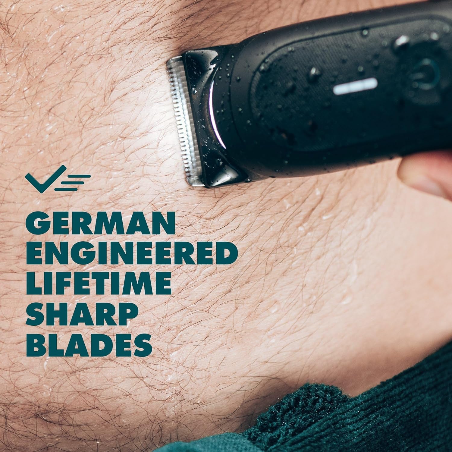 I7 Intimate Men’S Premium Pubic Hair Trimmer, Waterproof LED Body Hair Trimmer for Men, Manscaping Body Groomer