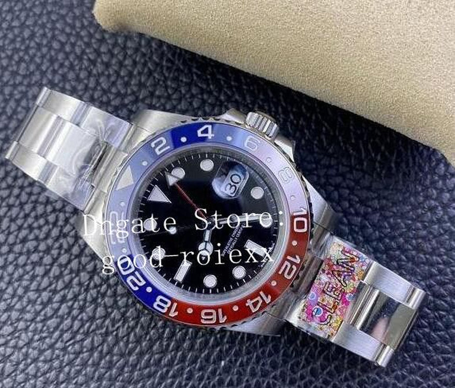 Watches for Men Men'S Automatic Cal.3186 Clean Maker Watch 904L Steel 116710 Jubilee Bracelet 126710 Eta Luminous 116719 Red Blue Ceramic Bezel 3285 Wristwatches