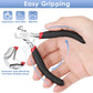 Jewelry Pliers, End Cutting Pliers End Nippers for Zipper Install Stops Repair