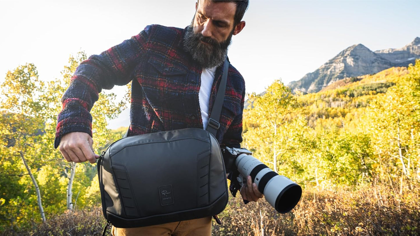 Mckinnon Camera Messenger 13L: Versatile Camera Bag for Photographers with Quick Access, Secure Laptop Storage (Fits 14" Macbook), Comfortable Crossbody Design & External Straps for Travel