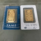 (Link 1) 1Oz/2.5G/5G/10G/20G/50G/100G Copper Bar 24K Gold Plated Bullion Ingot (Sealed Packaging) Non-Magnetic Unique Serial No.