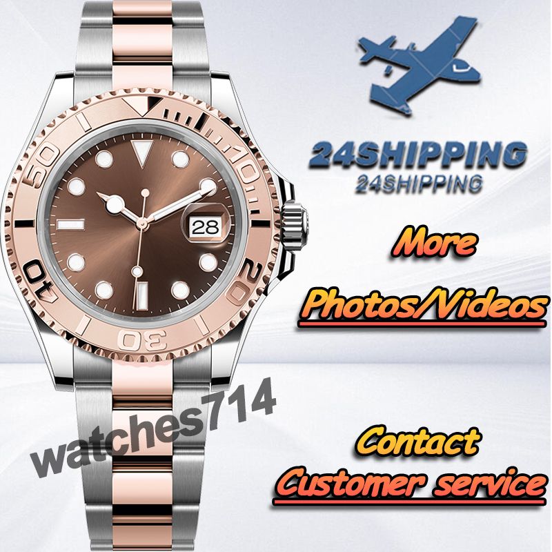 Clean Factory Mens Watch Designer Watches Men Top Quality Clean Watch Rose Gold 40MM Cal.3285 Movement Watch 904L Ceramic Ring Sapphire Waterproof 100M Send Fedex