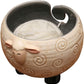 Yarn Bowl for Crochet Large Sheep Shaped Ceramic Yarn Holder Crochet Bowl Knitting Bowl, 6 Inch Wide X 4 Inch High