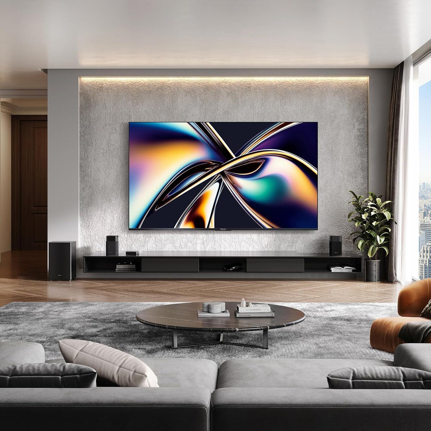 55" Class U6 Series Mini-Led 4K UHD Smart Fire TV (55U65QF, 2025 Model) - QLED, Native 144Hz, HDR10+, Dolby Vision IQ, Dolby Atmos, Game Mode Pro, ALLM, Alexa Built In, Black
