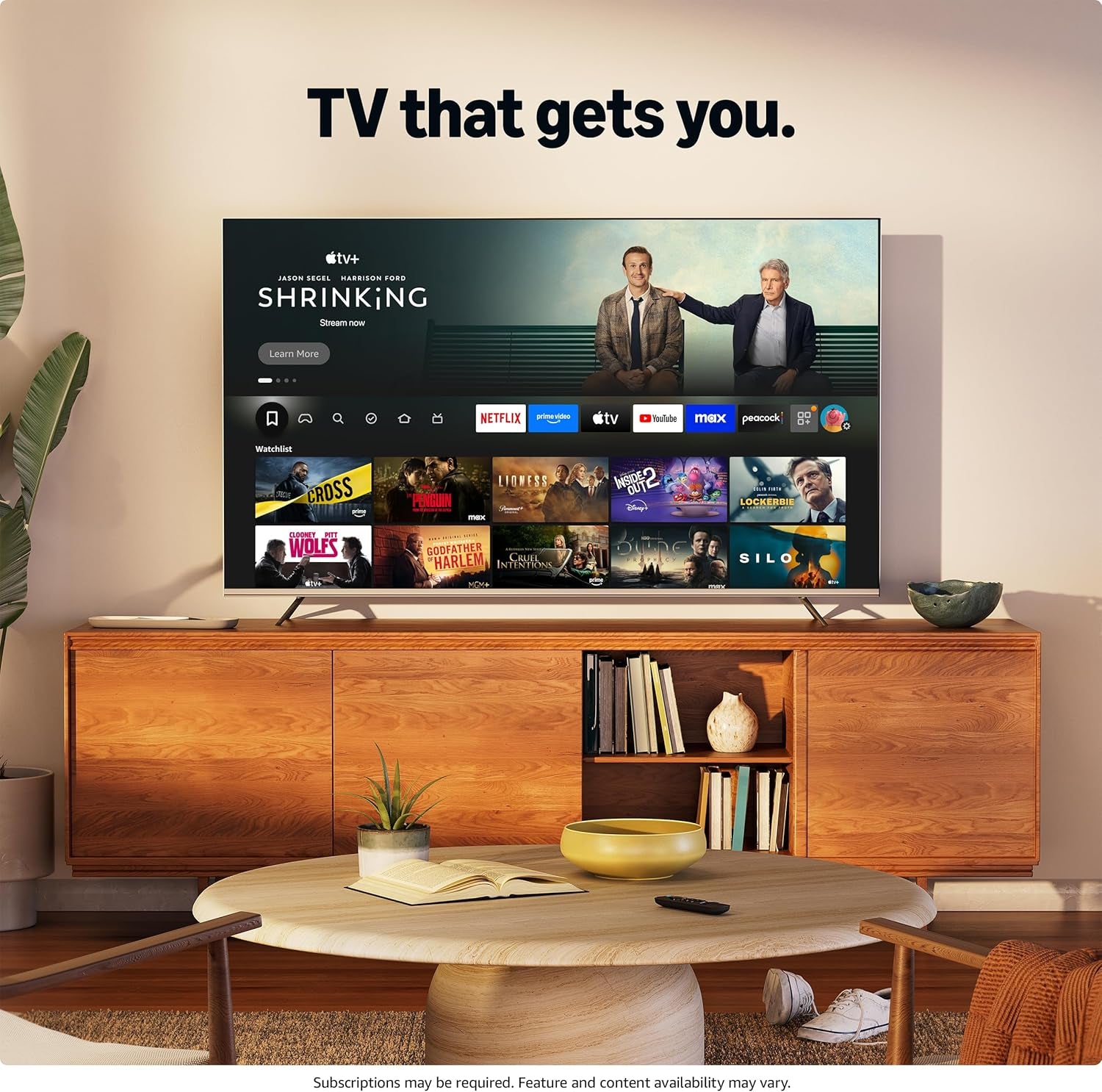 55" Class QD7 Series Mini-Led 4K UHD Smart Fire TV (55QD7QF, 2025 Model) - QLED, HDR10+, Dolby Vision, Dolby Atmos, Game Mode Plus, ALLM, Alexa Built in with Voice Remote, Streaming TV, Black