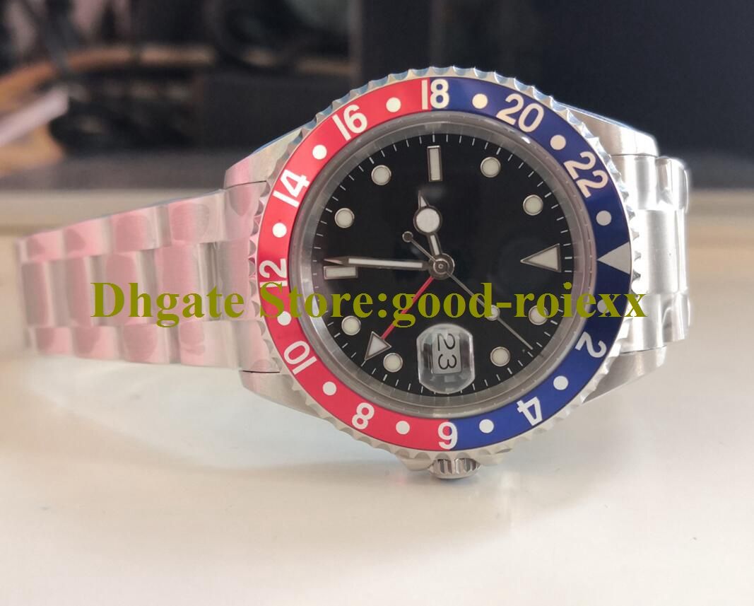 Antique Watches Men V2 Version Alloy Bezel Watch Men'S Bp Vintage 1675 Automatic 2813 Movement Stainless Steel BPF Factory 16710 Date Dress Wristwatches