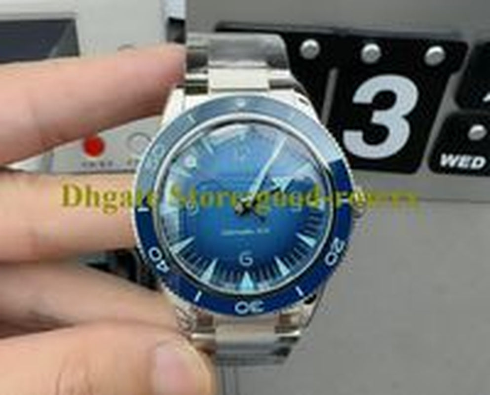 Watches Men Automatic Cal.8912 Watch Mens VS Maker Bond 1948 Blue Black Dial 75Th Anniversary Steel VSF 007 Alloy Bezel Dive 41Mm Wristwatches