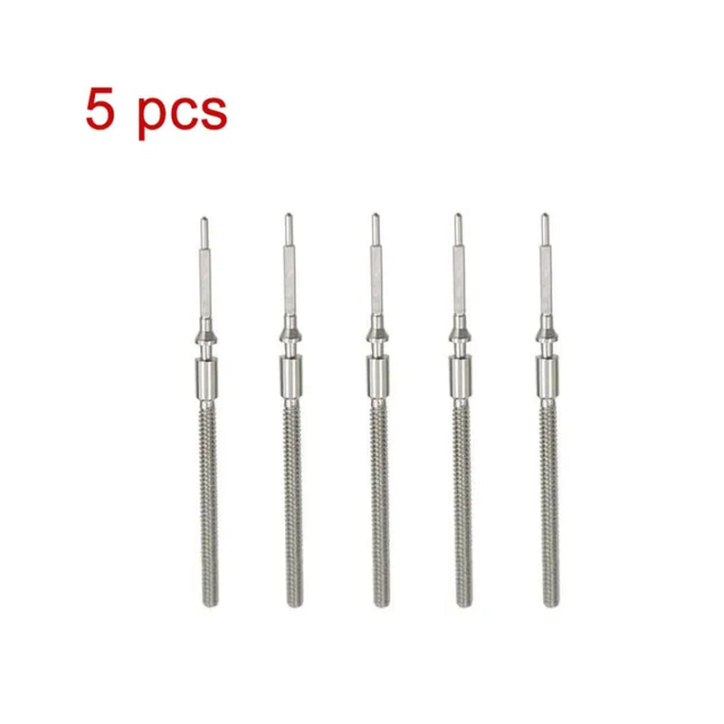 For 3135 Movement Winding Stem 1/2/3/5/10 Pcs Steel Handle Rod Metal Watch Stems for 3135 Movement Repair Tool