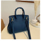 Women'S Leather Handbags Platinum Lychee Tote Bags