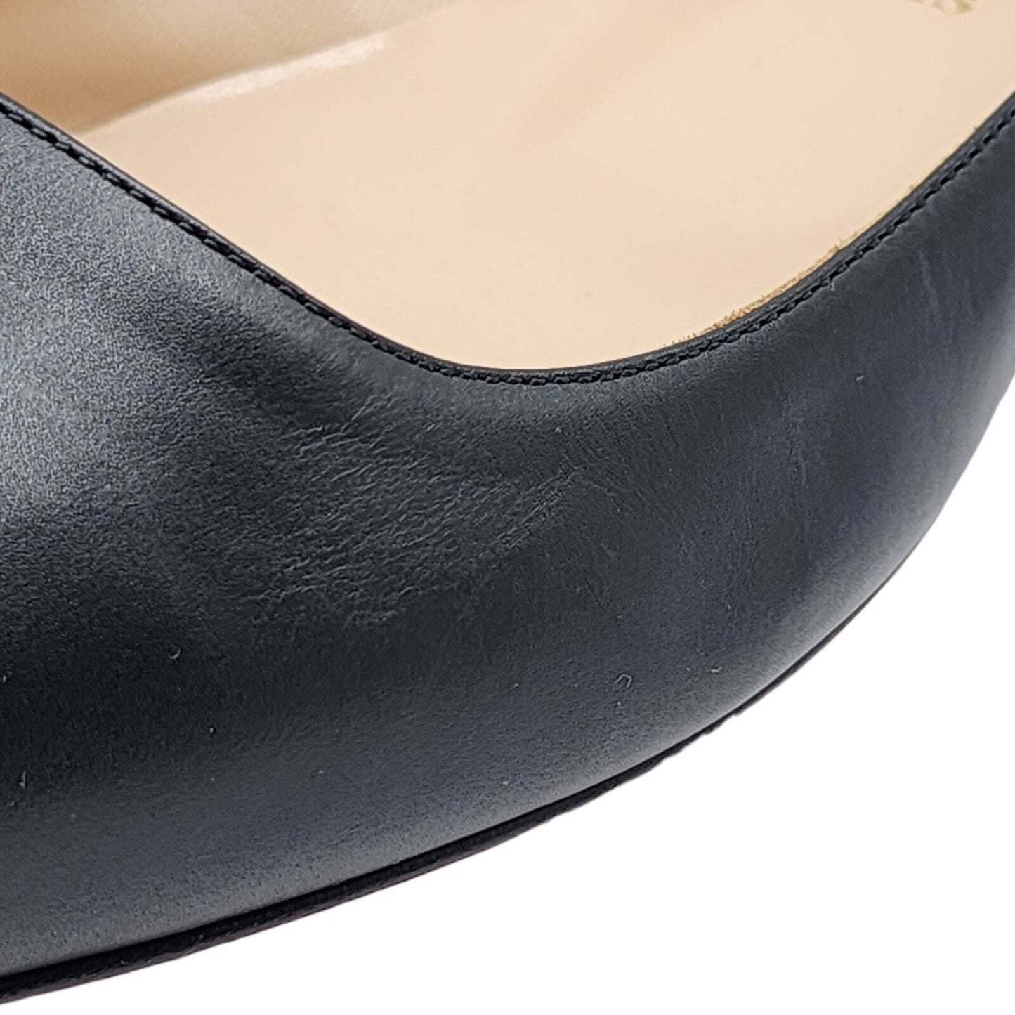 Christian Louboutin Ballalla Leather Ballet Flats Shoes in Black 39 9US $745