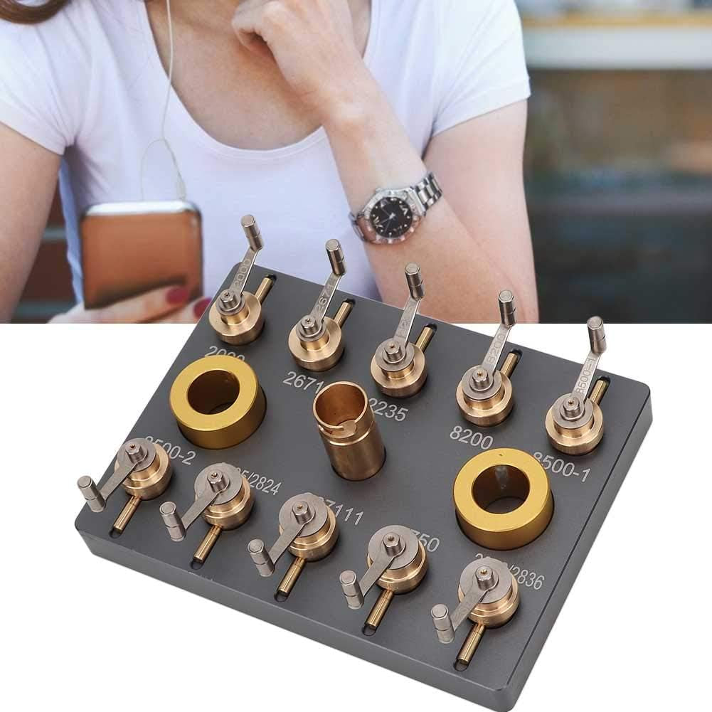 Watch Repair  Mainspring Winder Tool, 10 Types Watch Parts Repair Kits, Watch Mainspring Winder Replacement Accessories Barrels, Alloy Steel Kit