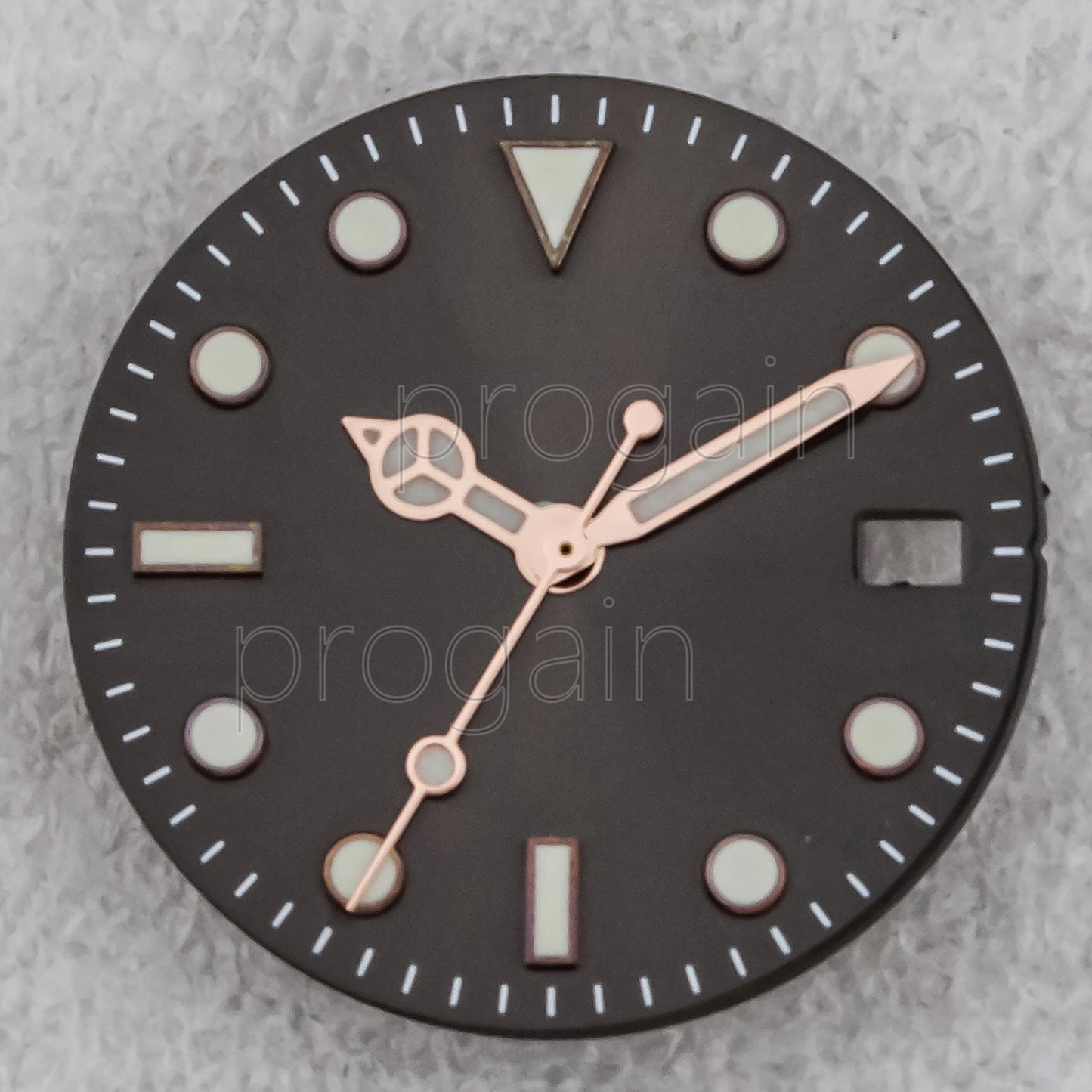 40Mm Rose Gold Watch Case Ceramic Bezel Sapphire Glass Stainless Steel for NH35 Nh36 Nh34 Automatic Movement Yacht-Master Case