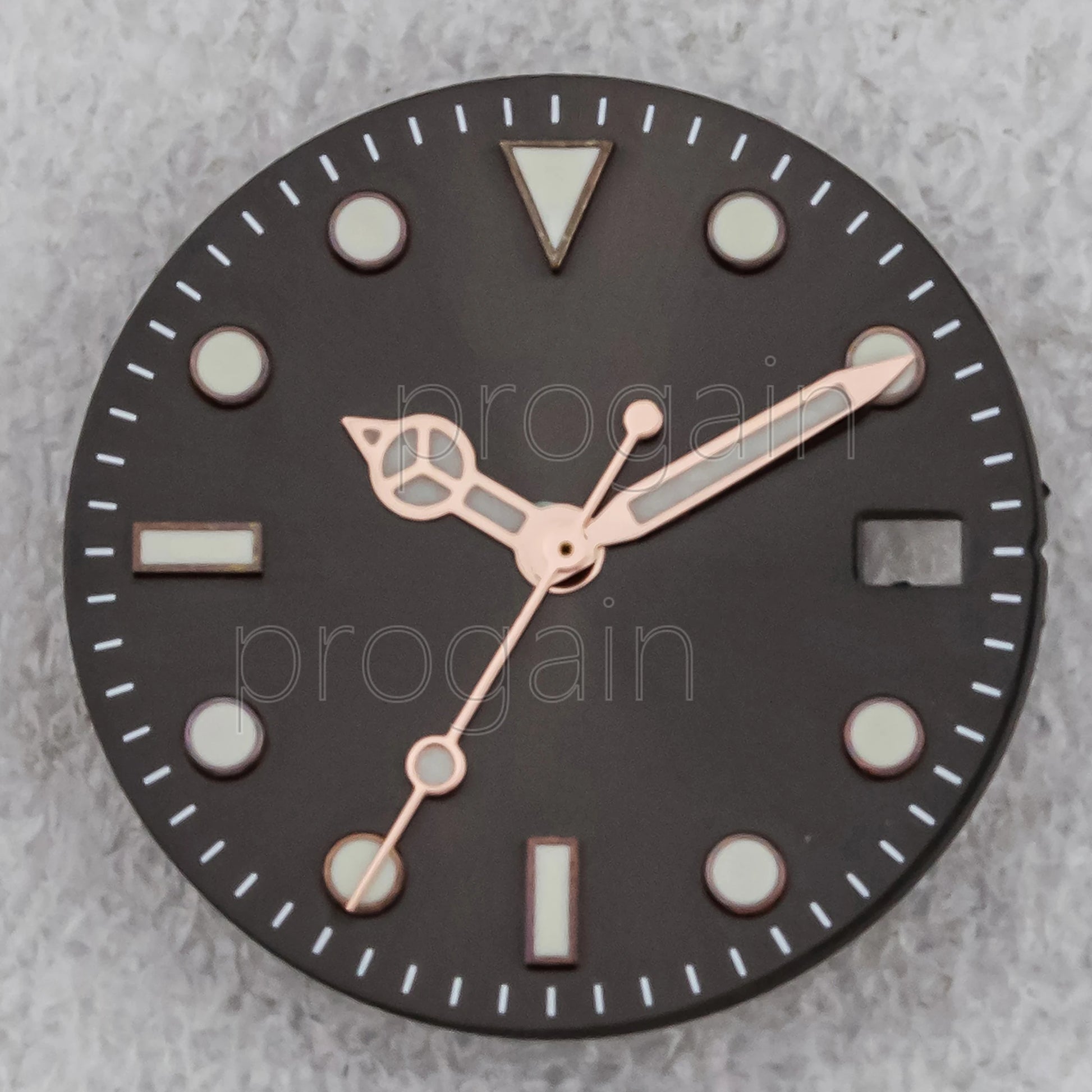 40Mm Rose Gold Watch Case Ceramic Bezel Sapphire Glass Stainless Steel for NH35 Nh36 Nh34 Automatic Movement Yacht-Master Case