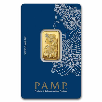10 Gram Gold Bar - PAMP Lady Fortuna Veriscan® (In Assay)