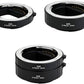 E Mount Auto Focus Macro Extension Tube Set for Sony ZV-E10 II A6000 A6100 A6300 A6400 A6500 A6600 A6700 ZV-E1 A1 A7CR A7C II A7IV A7III A7II A7RV IV A7R III II A7S III II A7S A9 II III & More