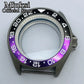 42Mm Watch Case Domed Sapphire Glass Ceramic/Titanium Bezel 200M Water Resistant Fit NH35 NH36 Movement