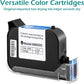 1PC Original 42Ml Solvent Ink Cartridge Replacement for Handheld Inkjet Printer Z10/C10/M10/M12/M11, High Adhesion and Quick Dry, Compatible for 0.5Inch/12.7Mm Nozzle Coding Machine (White)