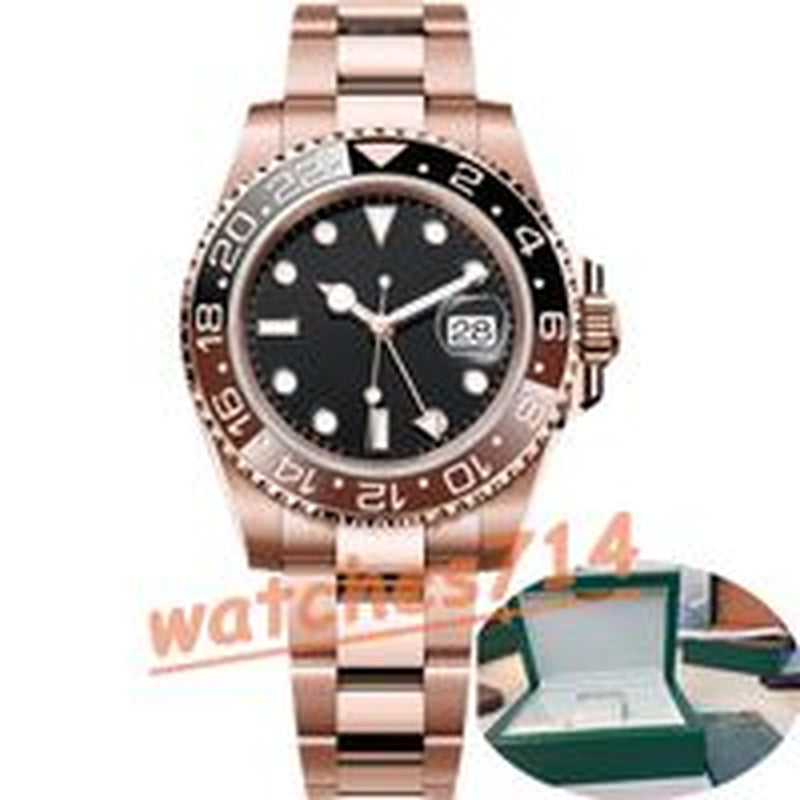 Mens Watch High Quality Luxury Watch 904L Clean Factory Top 3285 Watch Automatic Mechanical Movement 1:1 Ceramic Circle Gmt Standard Time 40Mm Water Proof Witn Box