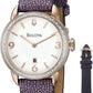 Women'S 98R196 Analog Display Quartz Purple Watch