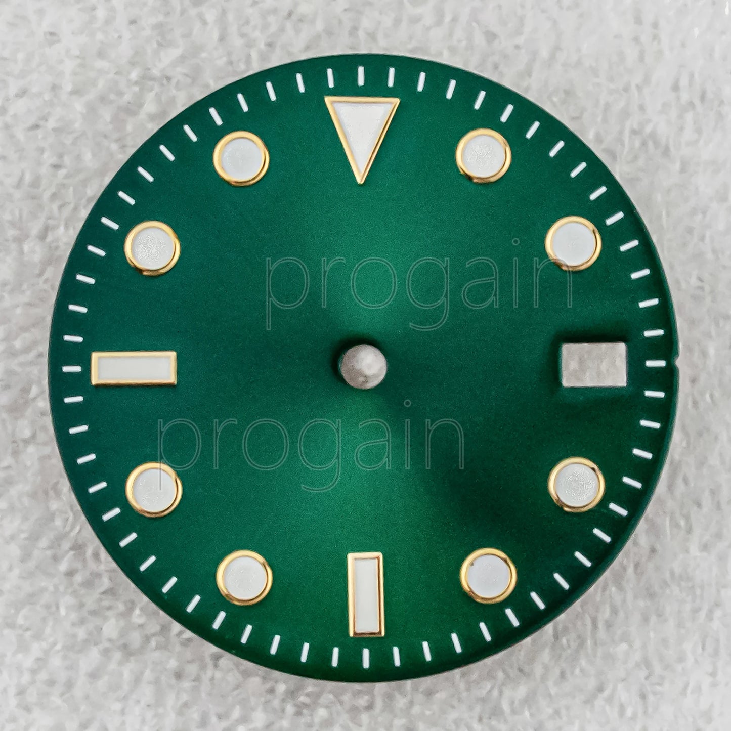New NH35 Dial Green Luminous Watch Faces 28.5Mm Single/Double Calendar Dial Fit NH34 NH35 NH36 Movement SUB GMT Watch Parts