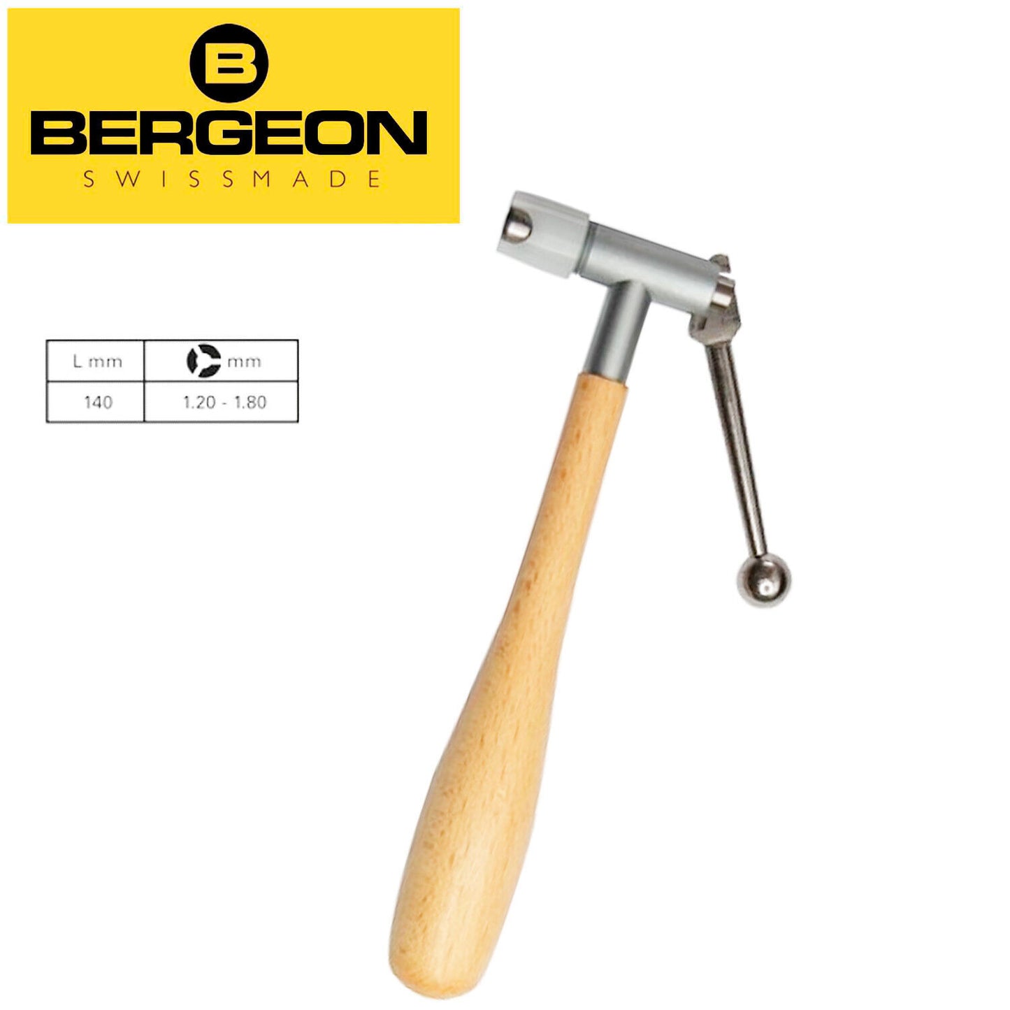 Bergeon 4854 Cannon Pinion Remover for Small and Large Movements - Swiss Made!