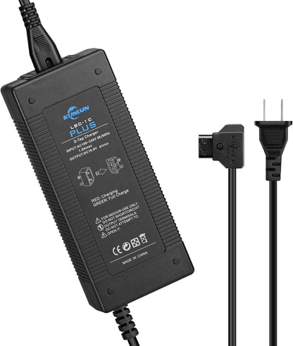 D-Tap Quick Charger[Dc 16.8V/4A] with D Tap Cable for V-Mount/V Lock/Gold Mount Battery Charger, for Sony BP-U65 BP-U68 HDW-800P HDW-F900R PDW-680 PDW-850 DSR-650P PMW-F5