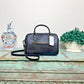 NWT Coach CH282 Rowan Satchel Crossbody Bag in Crossgrain Leather Black