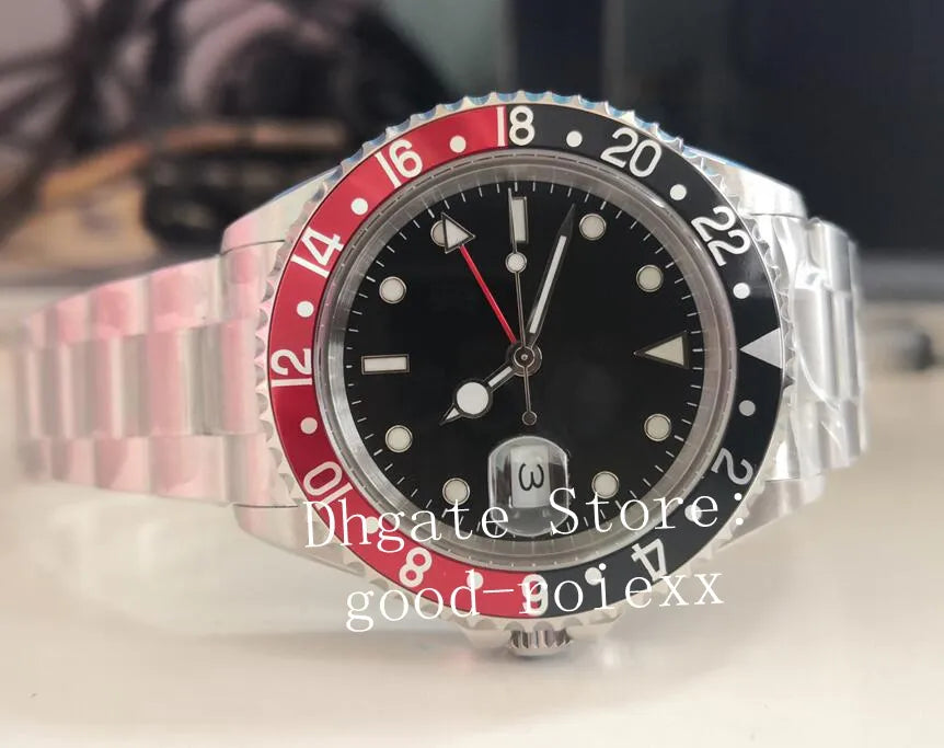 Antique Watches Men V2 Version Alloy Bezel Watch Men'S Bp Vintage 1675 Automatic 2813 Movement Stainless Steel BPF Factory 16710 Date Dress Wristwatches