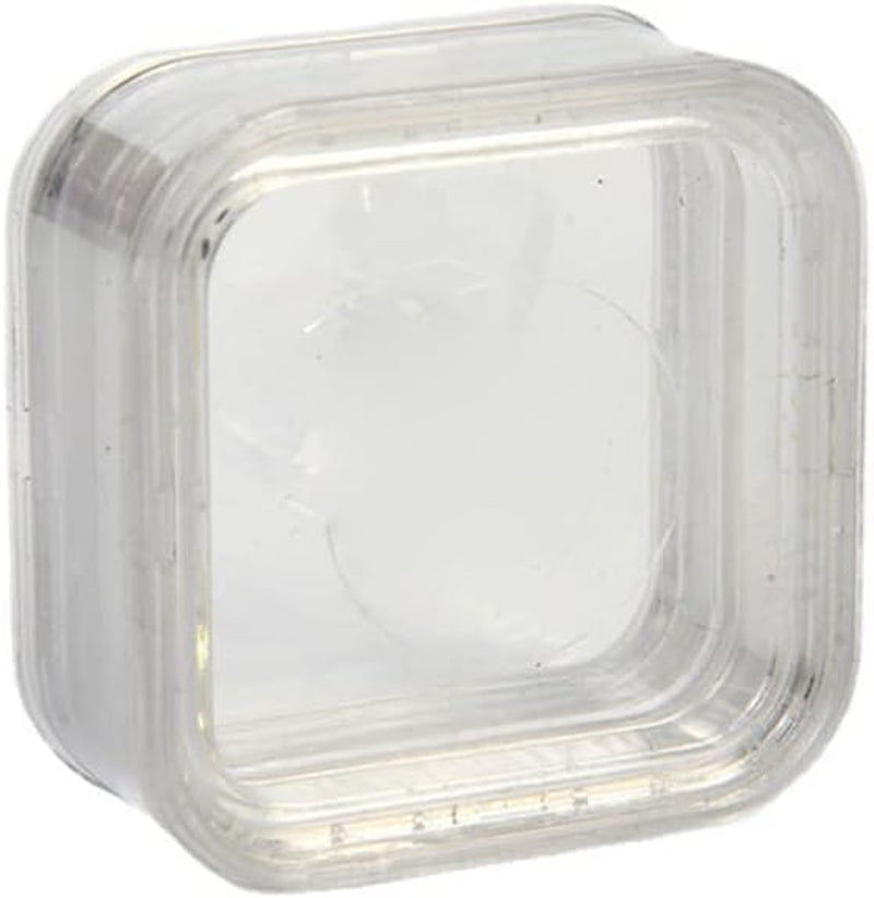 1Pc Floating Frame Box Coin Display Elasticity Membrane Jewelry Storage Box Dustproof for Bracelet Earring Antique Clear Floating Display Holder Elasticity Membrane Jewelry Storage Box (40Mm)