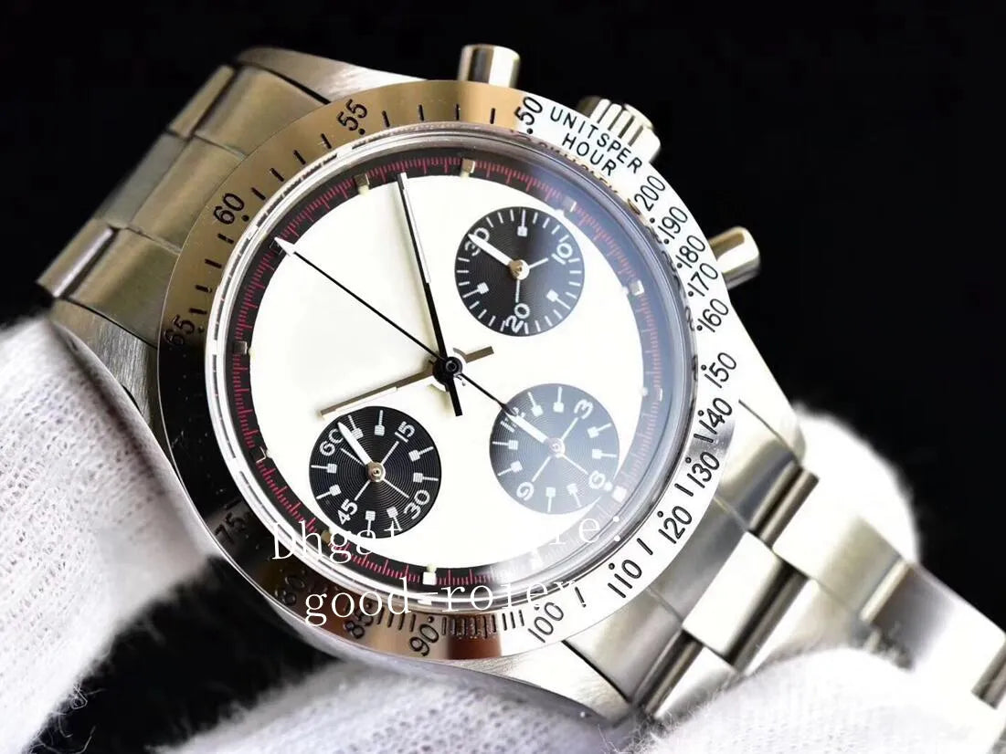 Vintage Sport Watches Men'S Chronograph Watch Men Mechanical 7750 Hand Wind ETA Movement Newman Cosmograph 6263 Valjoux Antique Wristwatches Stopwatch