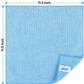Microfiber Cleaning Cloth 12 Pack, Blue Premium Microfiber Towels for Cars, Lint Free, Scratch-Free, Highly Absorbent, Reusable Cleaning Rags for Car, Household, Kitchen, 11.5"X11.5"