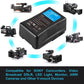220Wh 15000Mah V Mount Battery/Dtap Battery with D-TAP DC USB Ports V Lock Battery for Sony Video Cameras Camcorders Broadcast LED Lights Monitors Replacement Brick for DSLR