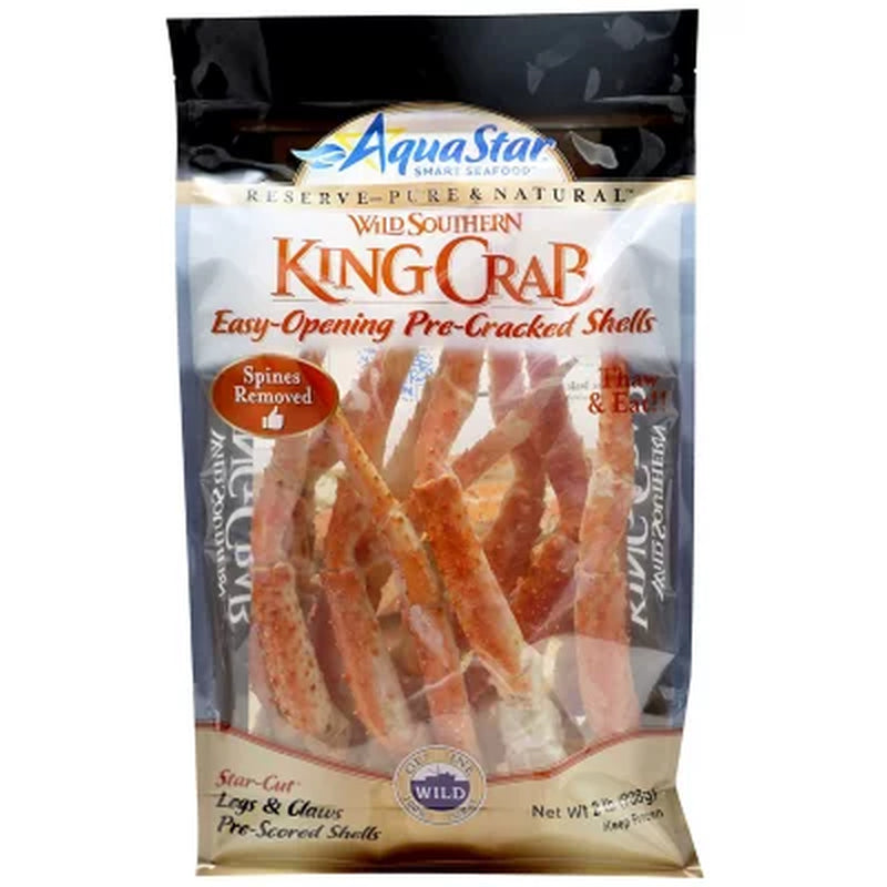 Aqua Star Wild Southern King Crab Legs and Claws, Frozen, 2 Lbs.