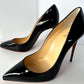 New Christian Louboutin Shoes so Kate 120MM Pumps Size 39 Black Patent Leather