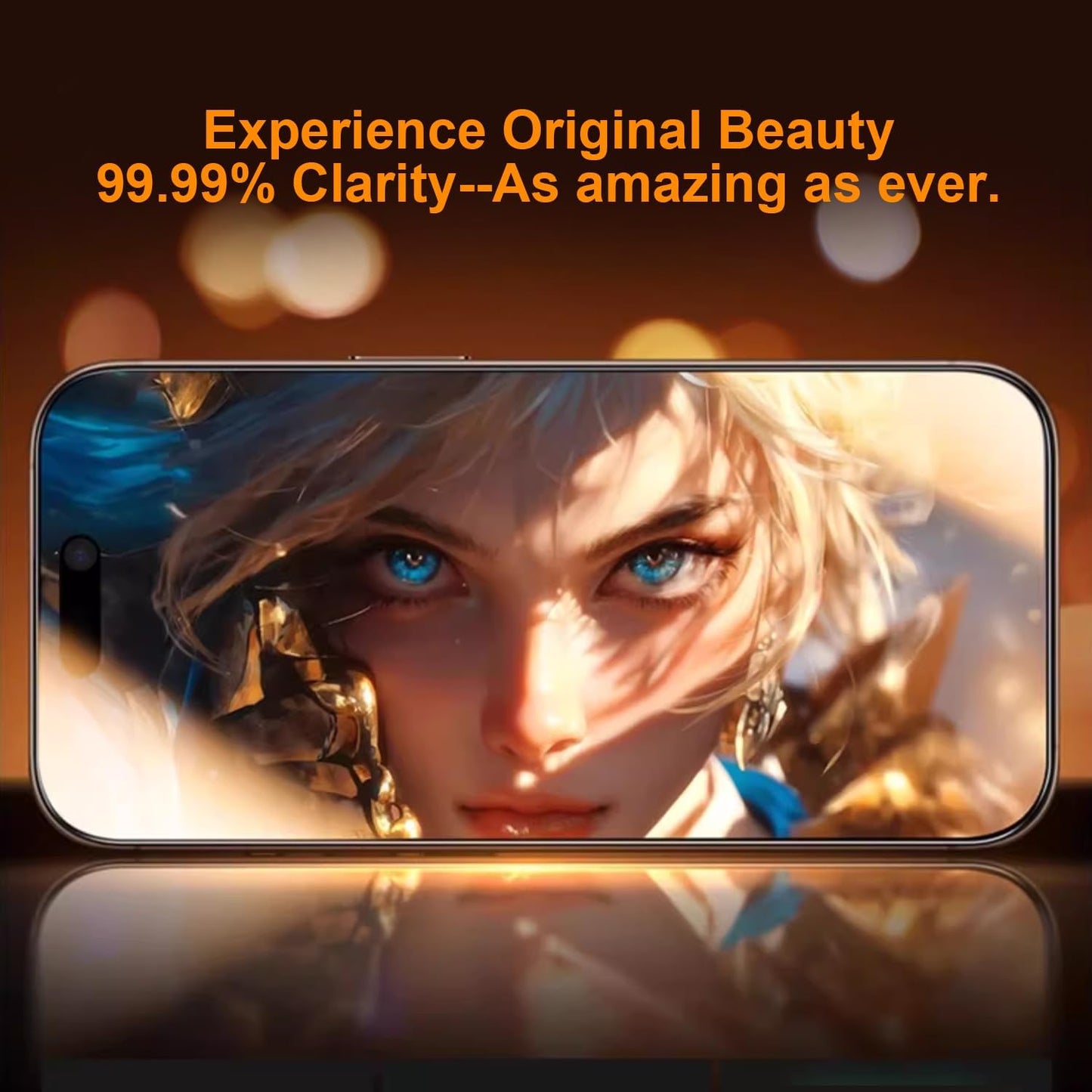 Full Edge Coverage Tempered Glass Screen Protector for Iphone 16 Pro Max 6.9 Inch, 2 Pack Edge Reinforcement, Self-Aligning Installation, Case Friendly HD Screen Protectors