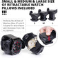 Watch Winder, Adjustable [Upgraded] Watch Pillows, 8 Winding Spaces Watch Winders for Automatic Watches, Built-In Illumination