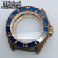 42Mm Watch Case Domed Sapphire Glass Ceramic/Titanium Bezel 200M Water Resistant Fit NH35 NH36 Movement