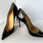 New Christian Louboutin Shoes so Kate 120MM Pumps Size 39 Black Patent Leather