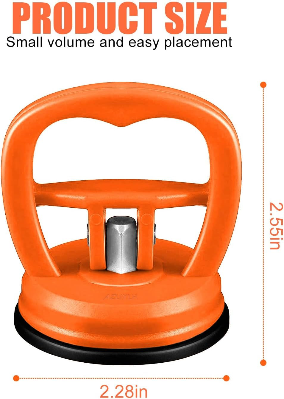 Car Dent Puller, 2PCS Car Dent Remover Tools for Car Dent Repair, Glass, Screen, Tiles & Objects Moving, Orange