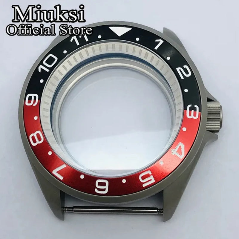 42Mm Watch Case Domed Sapphire Glass Ceramic/Titanium Bezel 200M Water Resistant Fit NH35 NH36 Movement