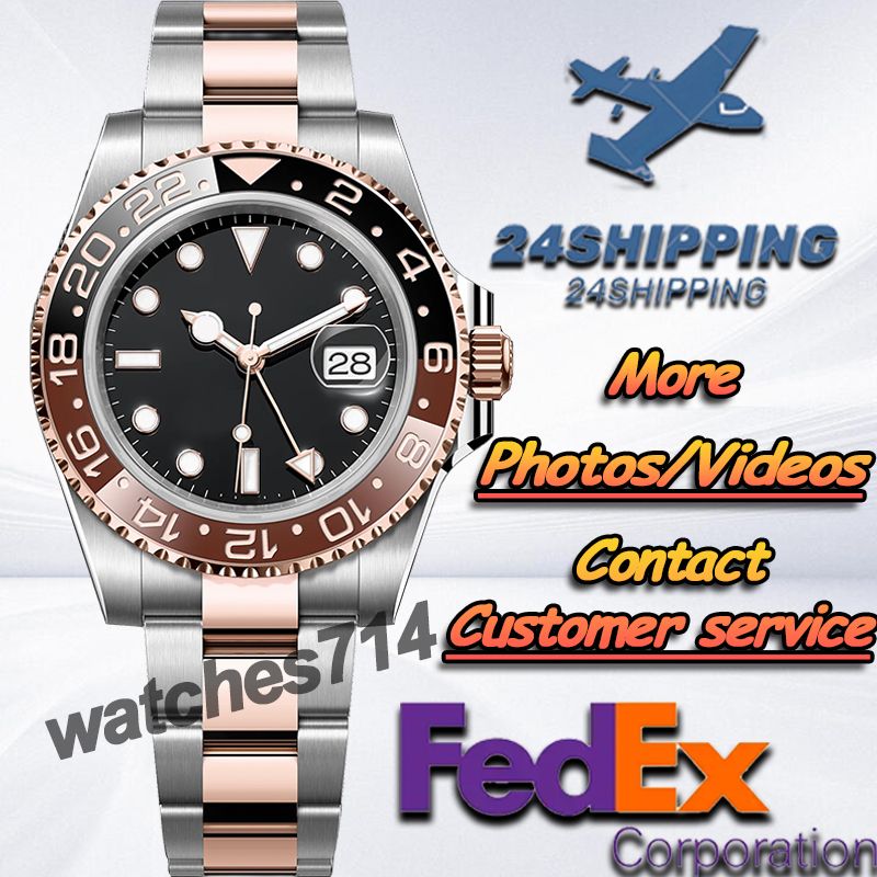 Clean Factory Mens Watch Designer Watches Men Top Quality Clean Watch Rose Gold 40MM Cal.3285 Movement Watch 904L Ceramic Ring Sapphire Waterproof 100M Send Fedex